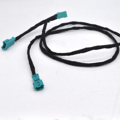 Illuminated LED AC/Radio footwell Y-adapter splitter For BMW F30 F32 F34 M3 M4
