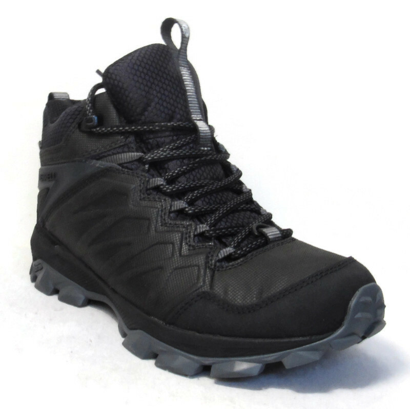 Черные непромокаемые походные ботинки MERRELL Thermo Freeze Mid, размер 7,5 #J42609