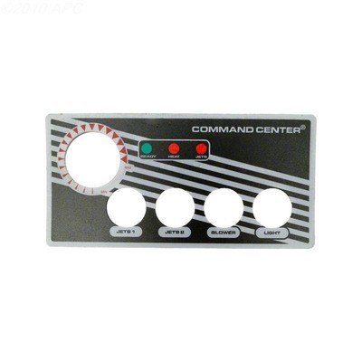 Tecmark Label For 4 Button Topside Control