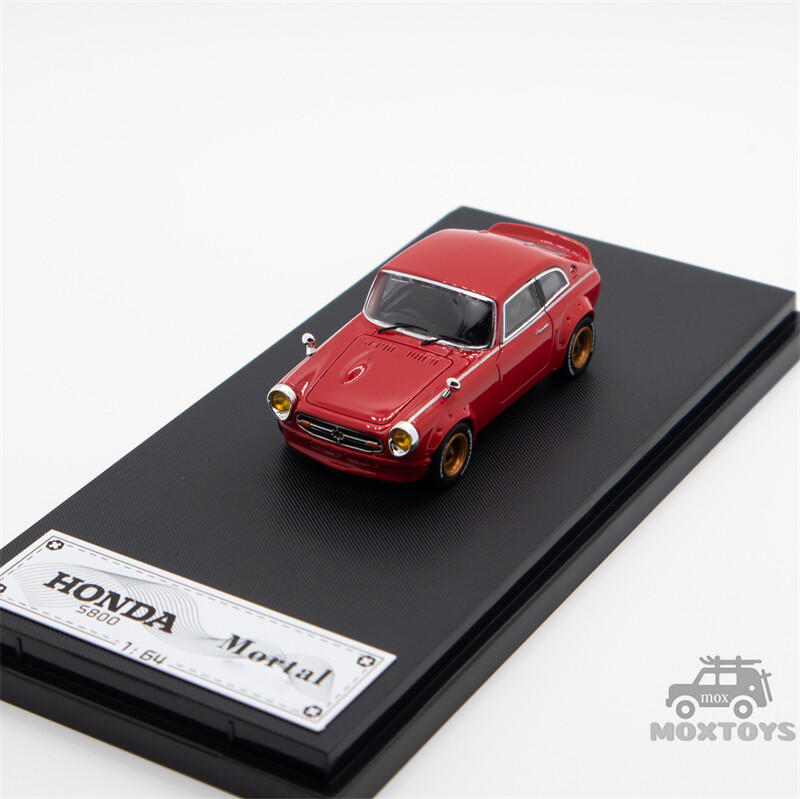 Mortal 1:64 Honda S800 white / red / black limited499 Diecast
