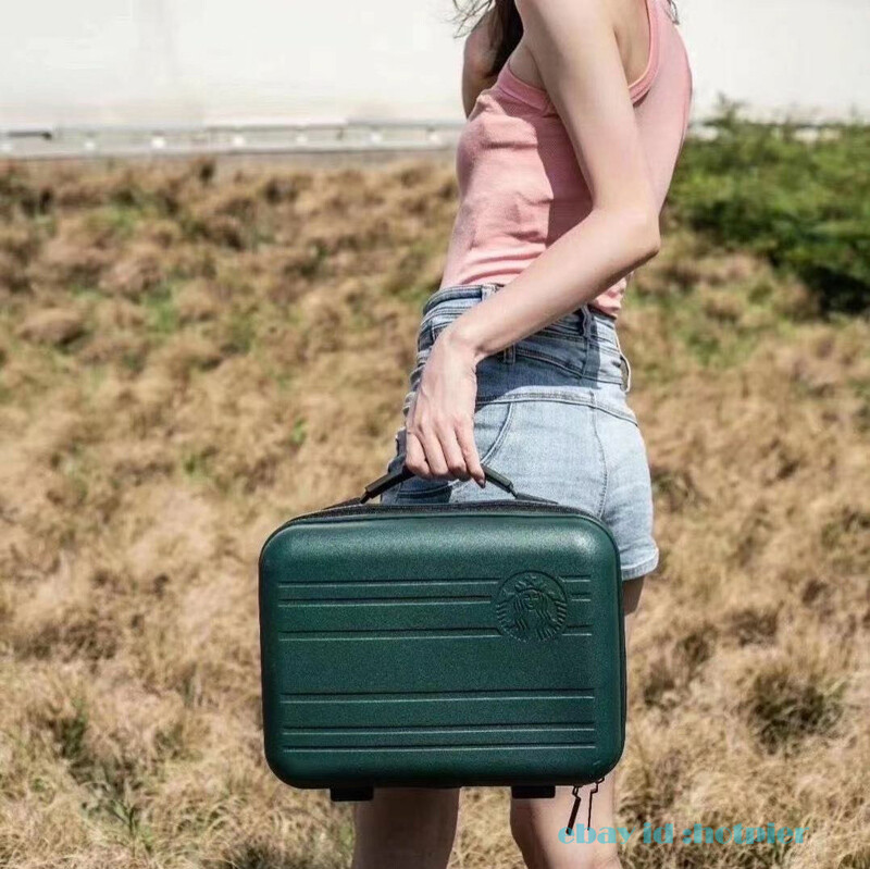 スターバックス　ミニ　トランク　未使用　海外限定　プロフお読み下さい Mini-suitcase Portable Boarding Case Travel Case Starbucks