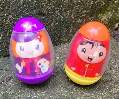 Set Lot of 2 Weebles Wobble 2009 - Boy & Girl #6 And #20 Hasbro 