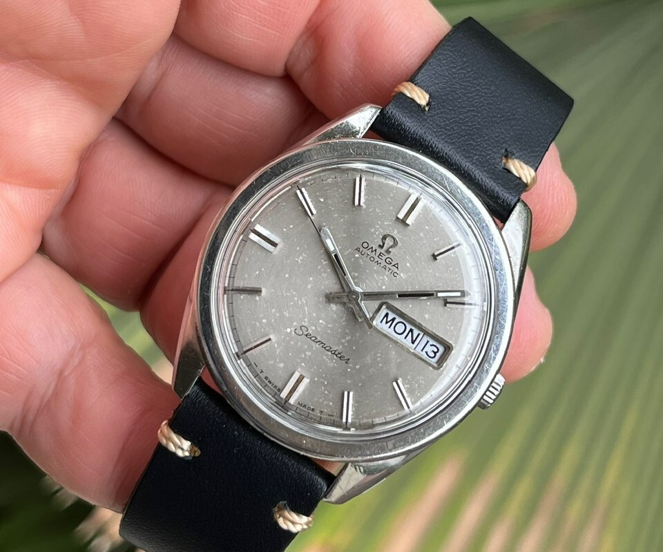 OMEGA Seamaster Automatic自動巻き腕時計の部品（ジャンク OMEGA