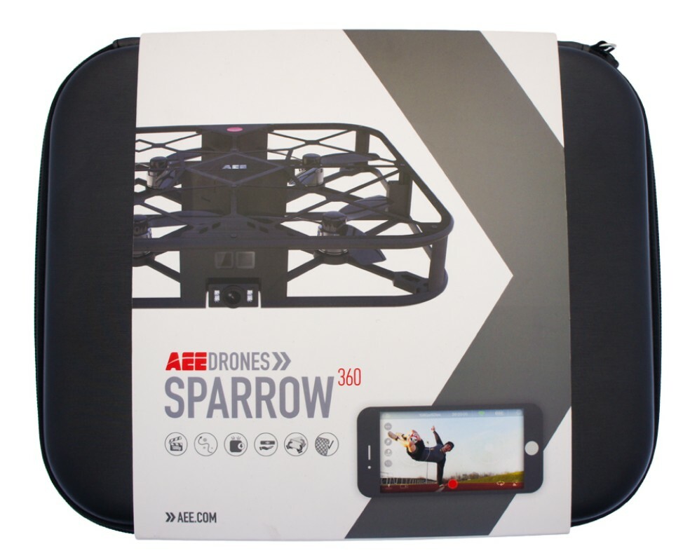 AEE Sparrow 360 Wi-Fi 12MP Selfie Drone total 3 batteries no SD memory include