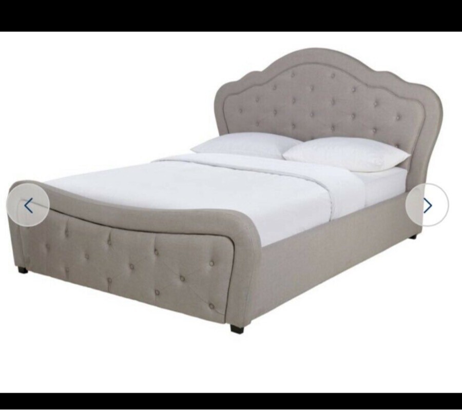 King size bed grey with large drawer in Bradford, West