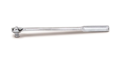 Wright 1/2'' Dr Long Ratchet Knurled Grip 84T- 15''  FP  4-1/2 Arc Swing USA