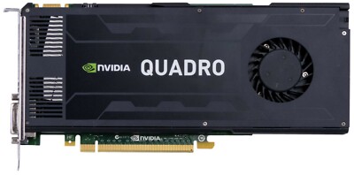 Graphic Card Nvidia Quadro K4000 3GB GDDR5 Dp / DVI Display Port PCI PNY