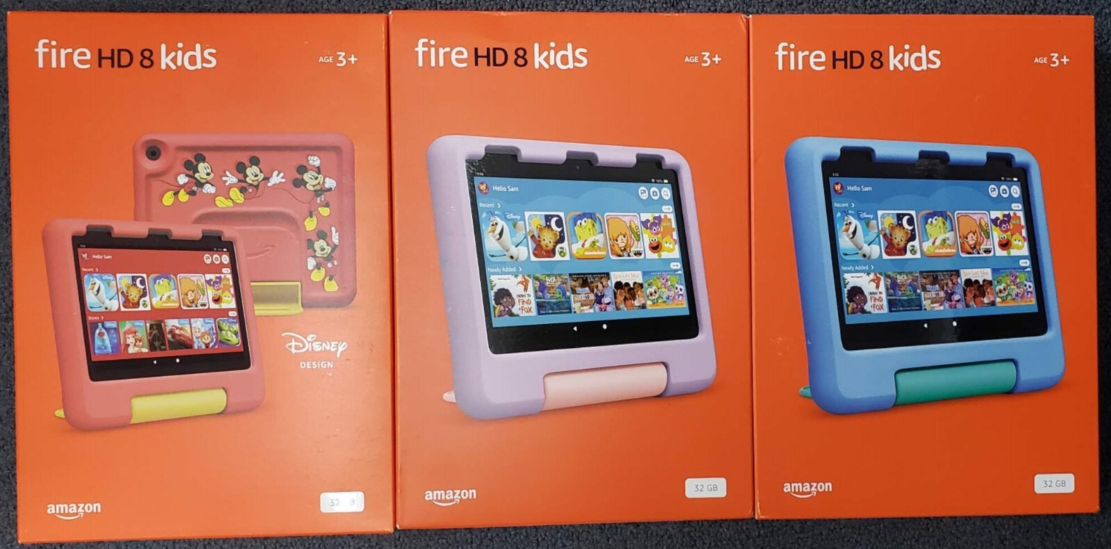 Amazon Fire HD 8 Kids Ages 3-7 (2022) tablet w/ Wi-Fi 32GB