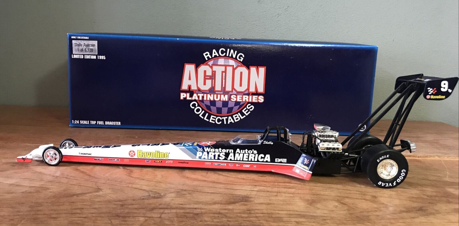 Shelly Anderson 1995 Racing Action NHRA 1:24 Scale Top Fuel