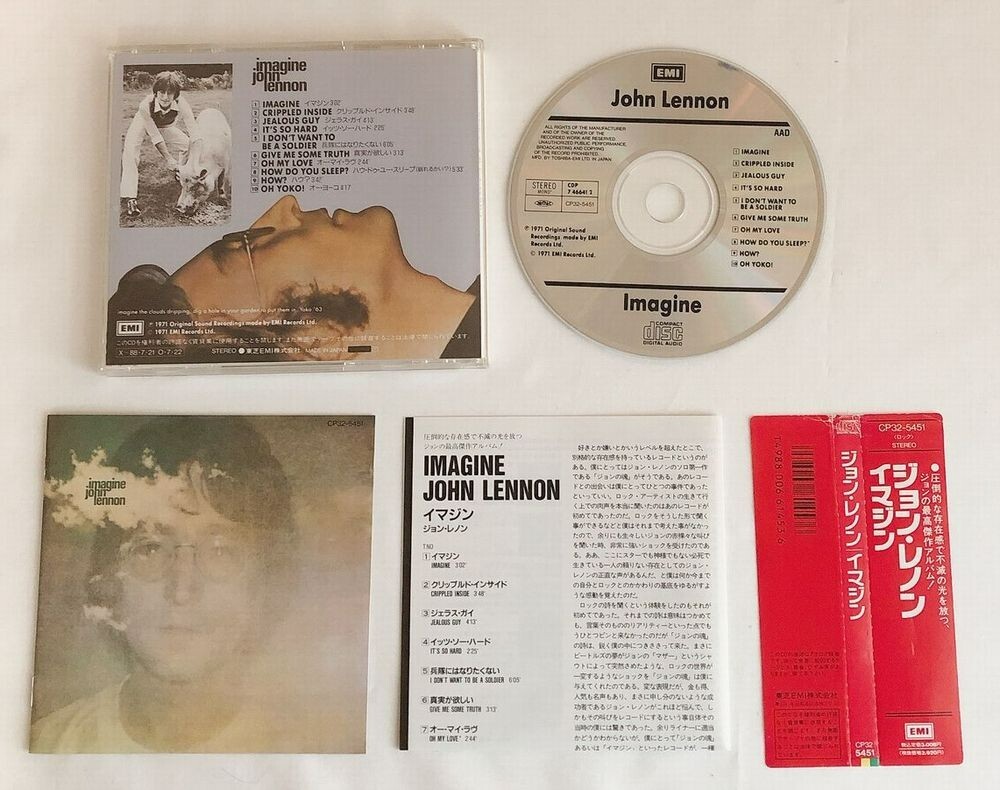 特価!! johnh lennon Imagine CD + LP (RARE) Rare Sealed Vinyl Record John Lennon Imagine Original Master