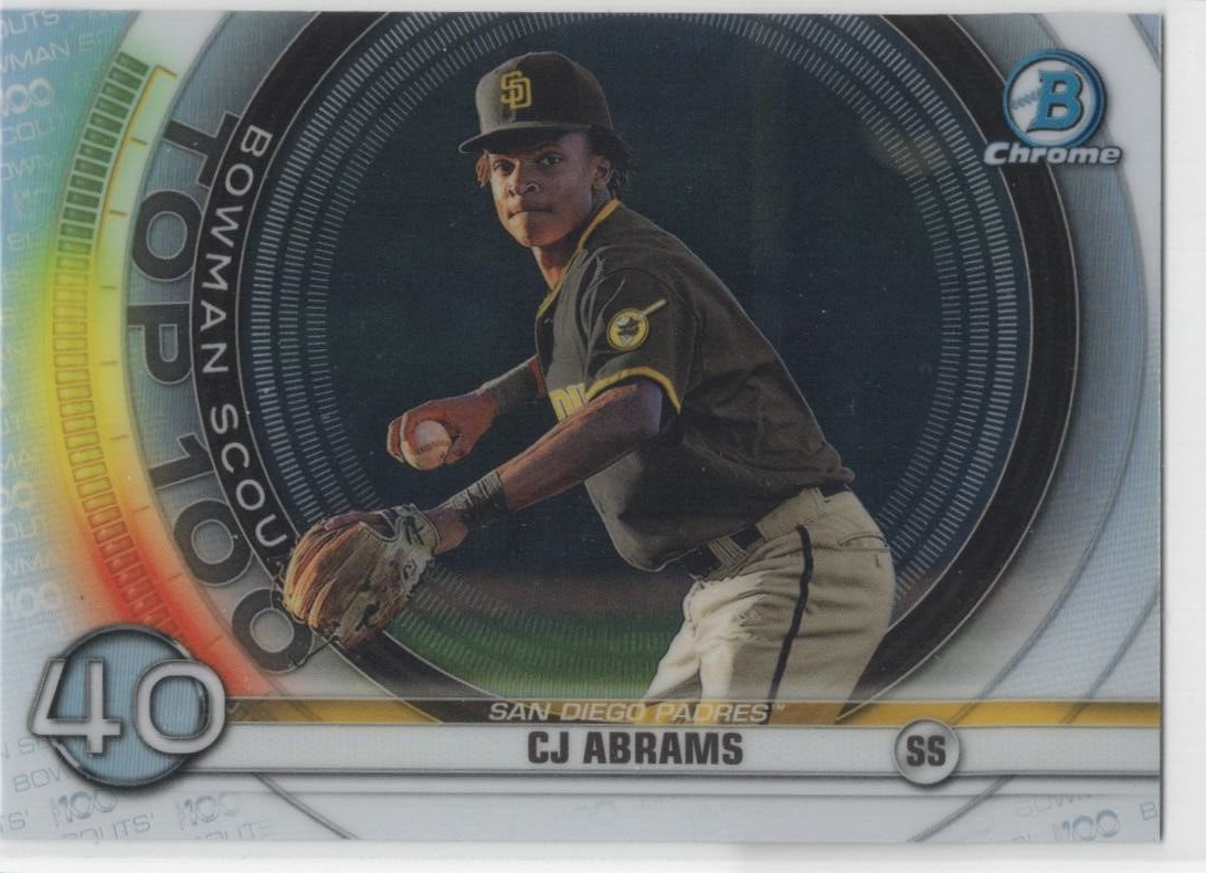 2020 Bowman Chrome CJ Abrams Bowman Scouts Refractor #BTP-40