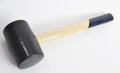 Gummihammer 80 mm Schonhammer Pflasterhammer Pflaster Stein Hammer aus Gummi zäh