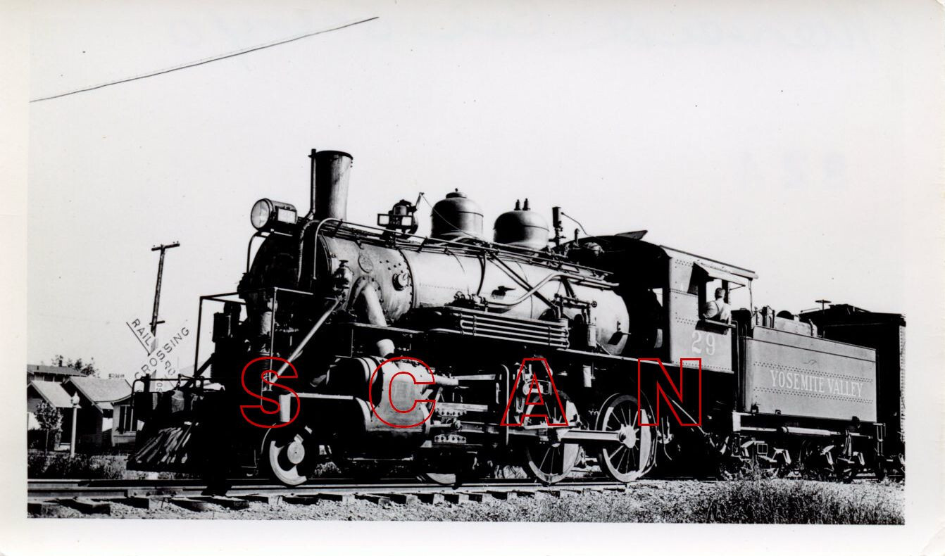 2F906 RP 1940 YOSEMITE VALLEY RAILROAD 260 LOCO #29 MERCED