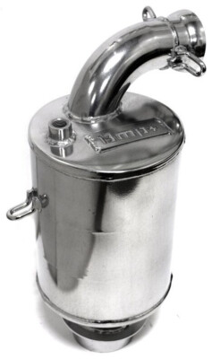 BMP Ceramic Chrome Full Velocity Muffler 02-222-C