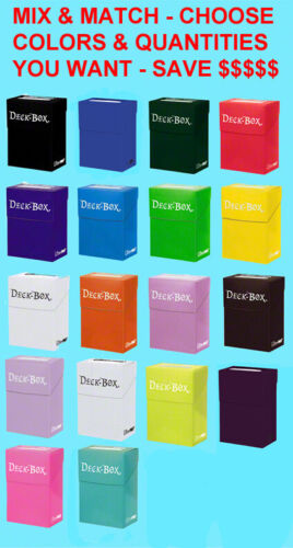 Ultra Pro DECK BOXES MIX MATCH COLORS QUANTITY Standard Small Size Card Box