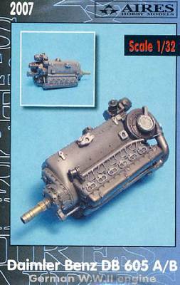Aires Db-605a/B 605 a Daimler-Benz Engine Model Kit 1:3 2 Engine German