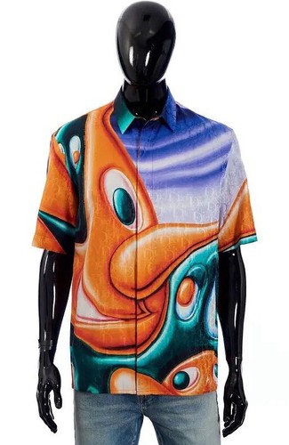 ロジェデュブイ商品 DIOR×KENNY SCHARF ロゴ刺繍 Dior x Kenny Scharf Men's B23 Multicolor Resin Pearl