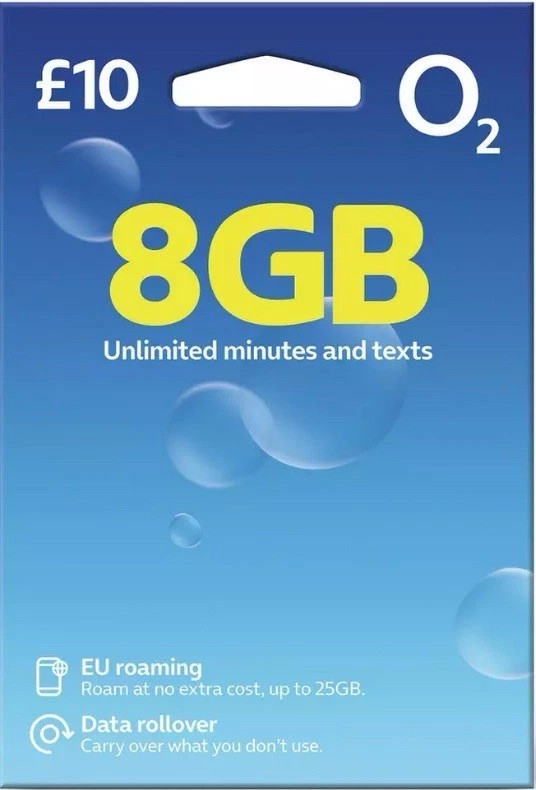 O2 2G Connectivity Mobile Phone SIM Cards