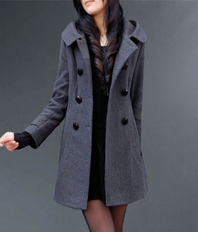 ジャケット・アウター doublet over sized pea coat Oversized double-breasted wool pea coat – GOEN.J