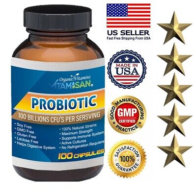 Probiotics 100 Billion CFU Potency Digestive Immune Health 1