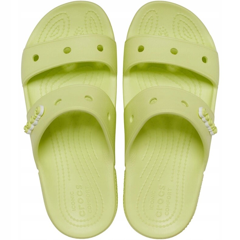 Crocs Unisex Classic Sandals Slides Lime Zest US Size M10