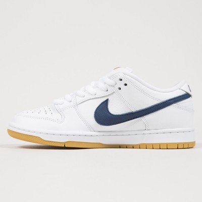 Nike SB Dunk Low Pro ISO Orange Label White Navy CZ2249-100 [Men SZ]