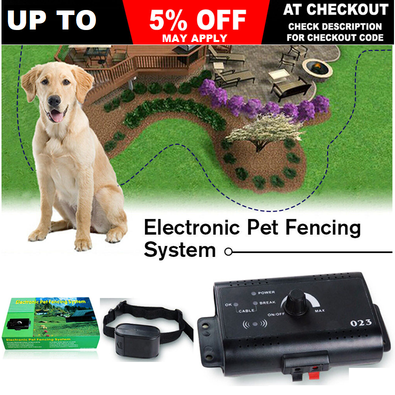 Electronic Dog Fence System Invisible Electric Wireless Pet Containment