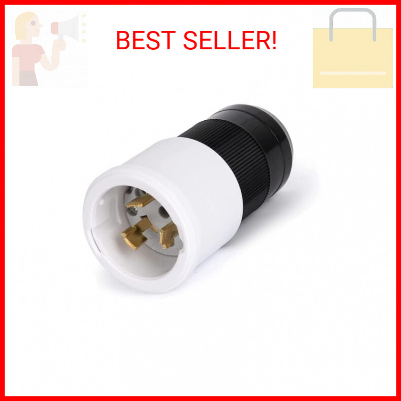 Plug Male,125/250 Vac Generator Power