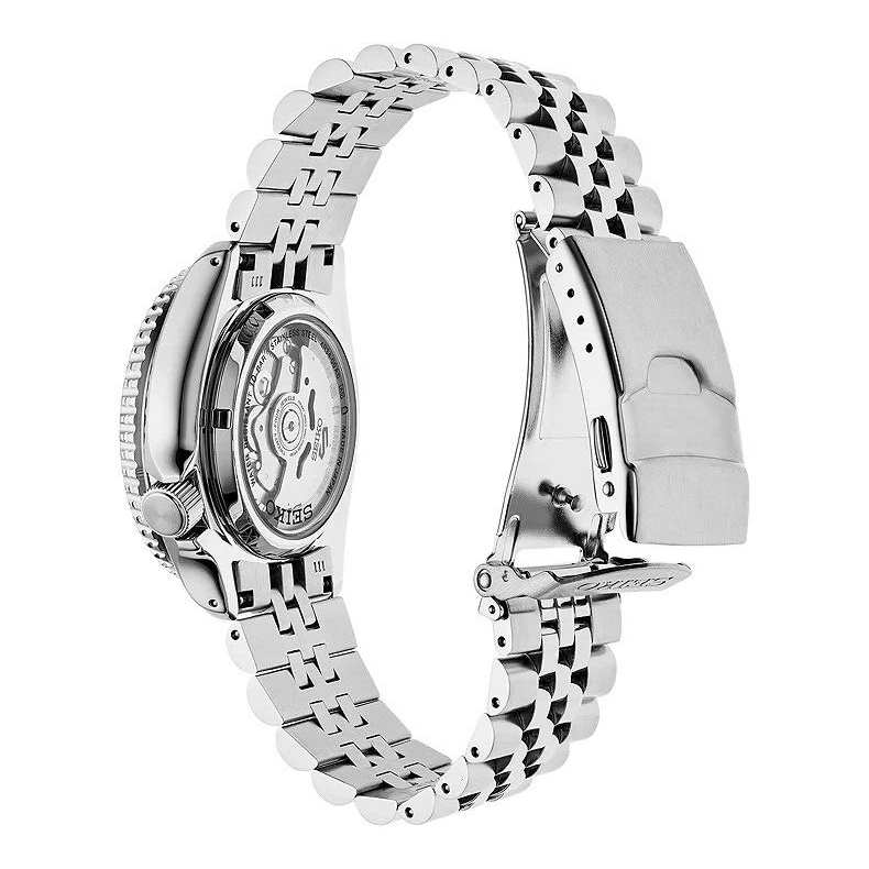 Pre-owned Seiko 5 Skx Sports Gmt Series S. Steel Jubilee Band Automatic Men's Watch Ssk003