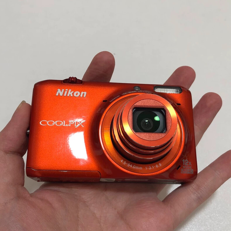 Nikon COOLPIX S6500 16MP 12x Optical Zoom Digital Camera Orange