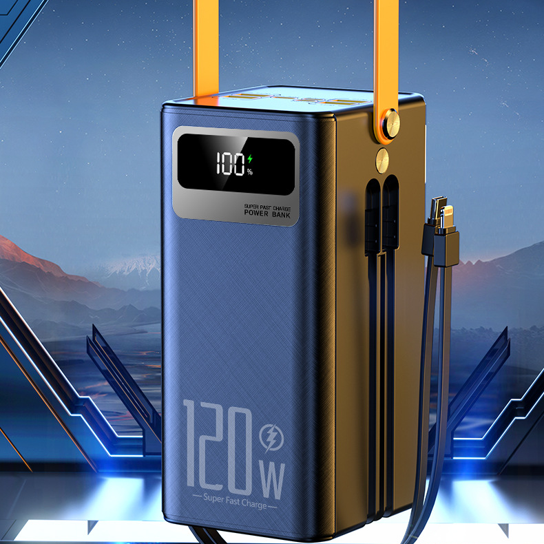 Power Bank 70000mAh 120W Fast Charging Portable Charger USB-C Quick Charge 4 USB