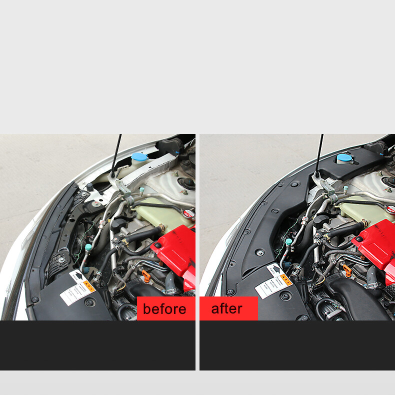 Fits 2016-21 HONDA CIVIC 10th Gen ENGINE BAY SIDE PANEL FULL COVERS LONG VERSION