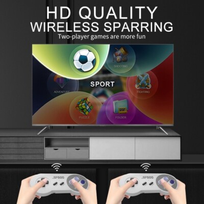 Retro Sf900 Game Console Video Wireless Games Stick Hd  2.4 5000