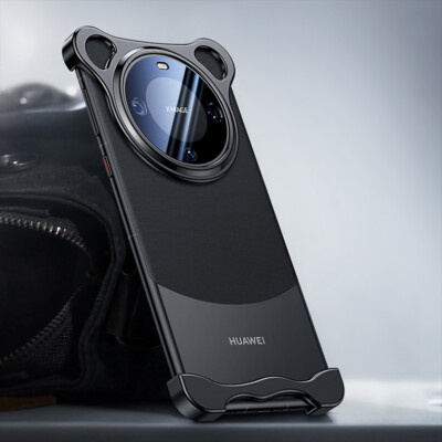 Metal Aluminum bumper phone case With Lens Film For Huawei Mate 60 Pro + / 60 RS