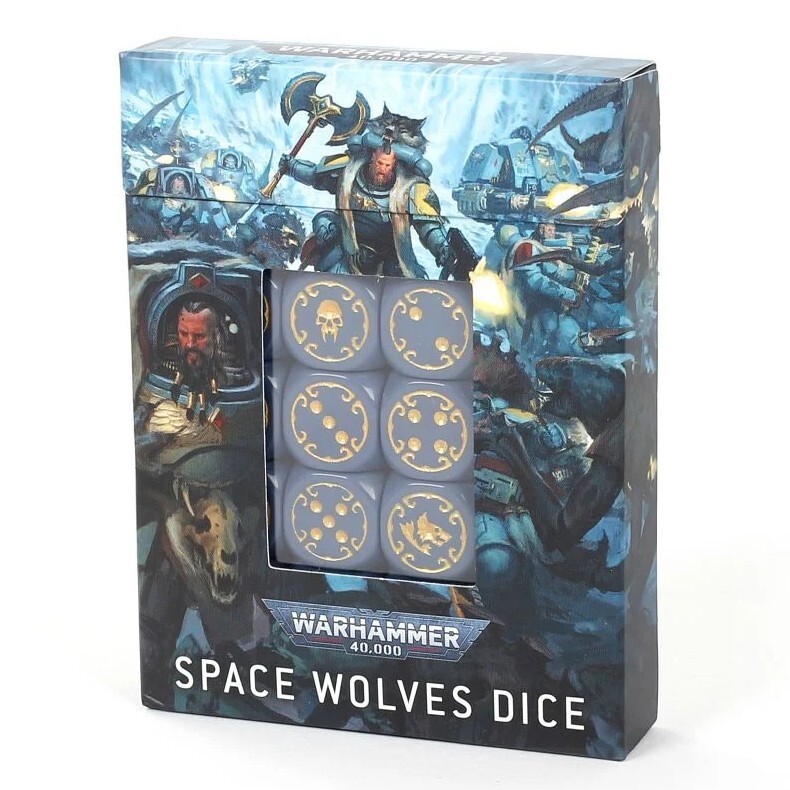 Space Wolves Dice Set New Sealed Wolf WH40K 2020 GW Games