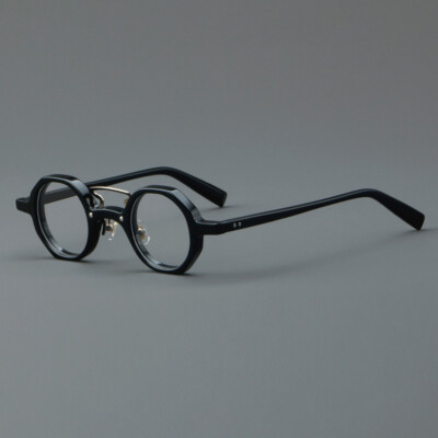Acetate Frame Eyeglasses For Men Women Round Clear Lens Retro Glasses Frames Hot