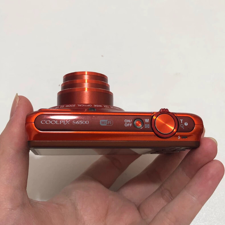 Nikon COOLPIX S6500 16MP 12x Optical Zoom Digital Camera Orange