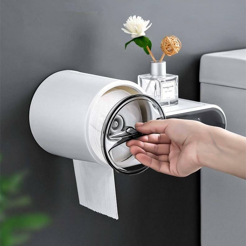 Box Porta Rotolo Di Carta Igienica Fazzoletti Impermeabile Accessori Bagno