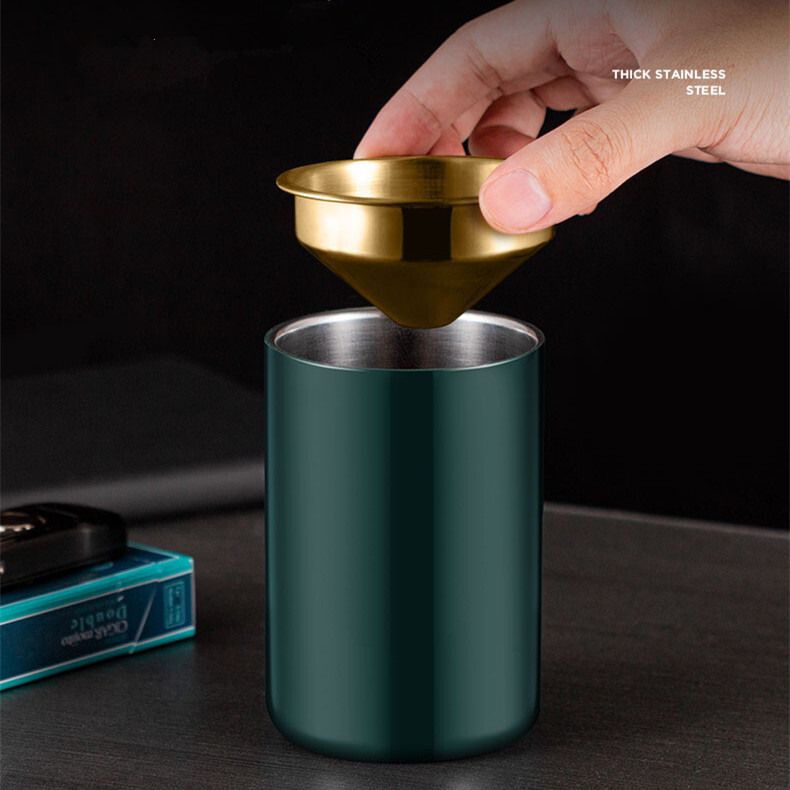 Cendrier En Acier Inoxydable Wind - Anti-vent, Extérieur