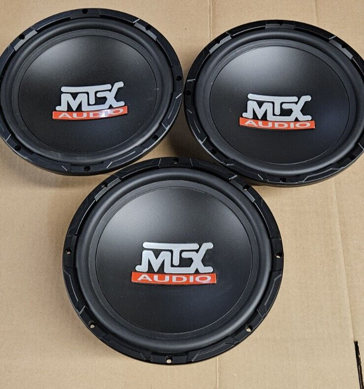 3- MTX AUDIO 10" SUBWOOFERS 200 RMS EACH OLDER THUNDERFORM REPLACEMENT