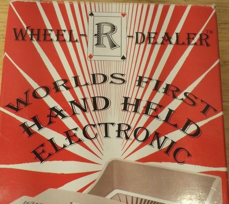 Wheel-R-Dealer - Electronic Playing Card Dealer - Handheld Single Deck - Casino