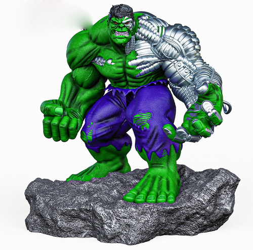 Cyborg Hulk 3D Print Figure Model Kit Unpainted Unassembled