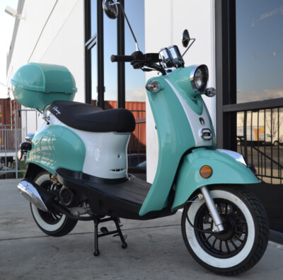 NEW 2020 MAGARI 50 Vintage 49cc Gas Scooter Retro Moped ABS Remote Start & Alarm
