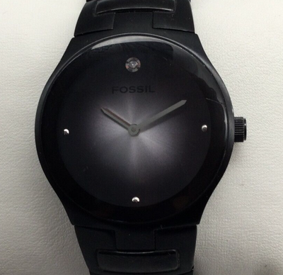 Fossil diamond watch mens sale