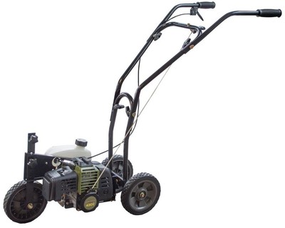 Sportsman 2-Cycle Gas Edger Manual Recoil Start No-Flat Wheels Foldable Handle
