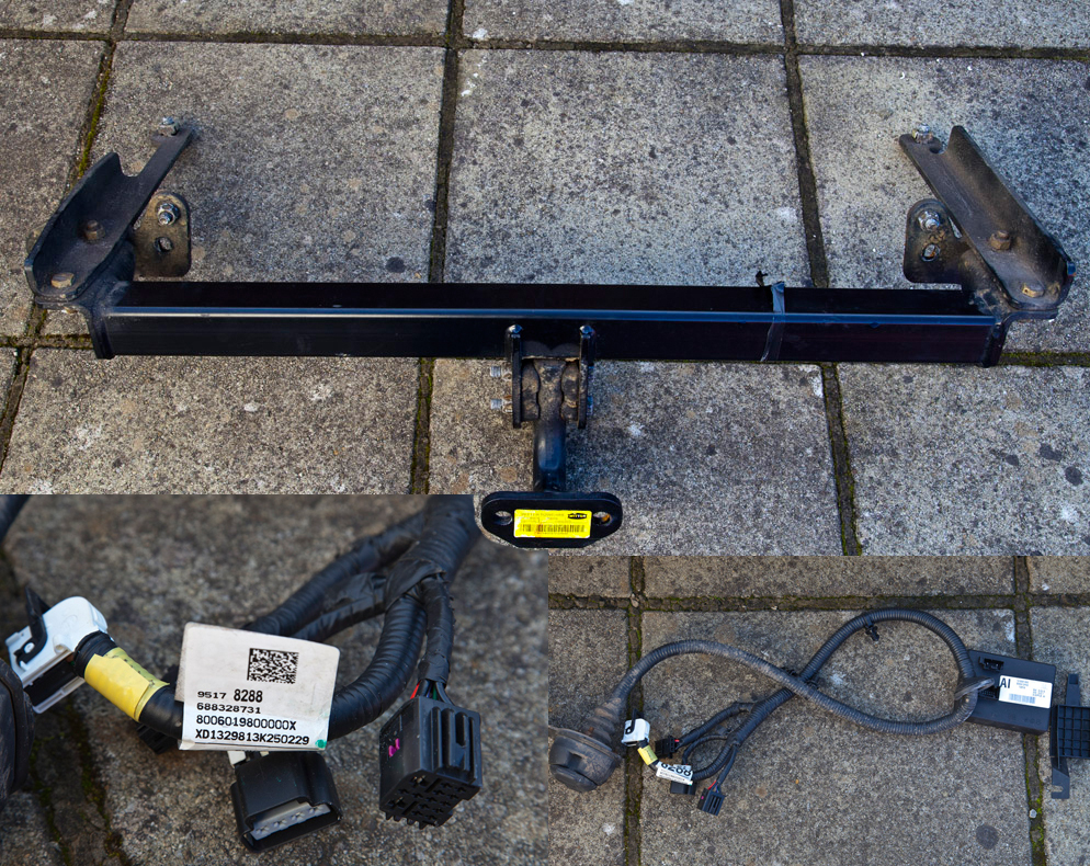 Genuine Vauxhall supplied Mokka Towbar with full 2 part Electrics kit