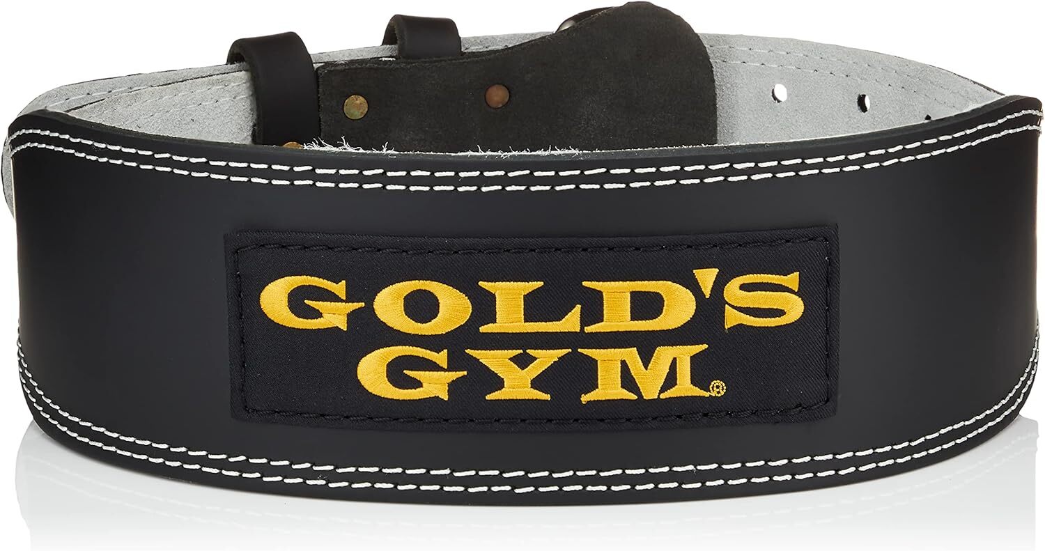 GOLD`S GYM Training Belt BK G3368 Leather Power Belt