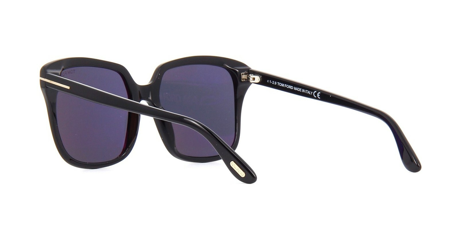 Pre-owned Tom Ford Faye -02 Ft 0788 Black/dark Grey (01a) Sunglasses In Gray