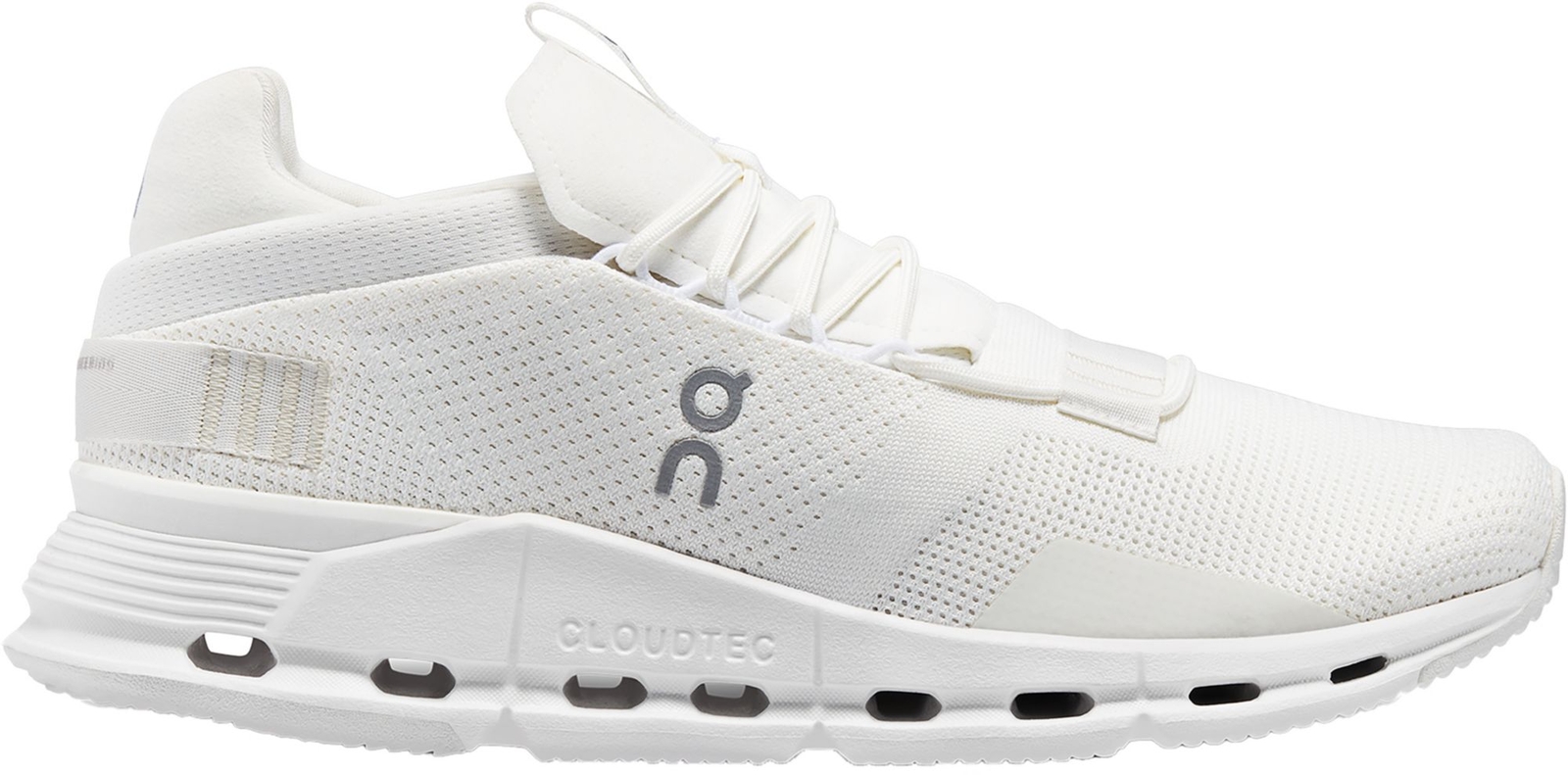 Pre-owned On Men's  Brand All White Cloud Cloudnova Cloudtec Oc Running Shoes