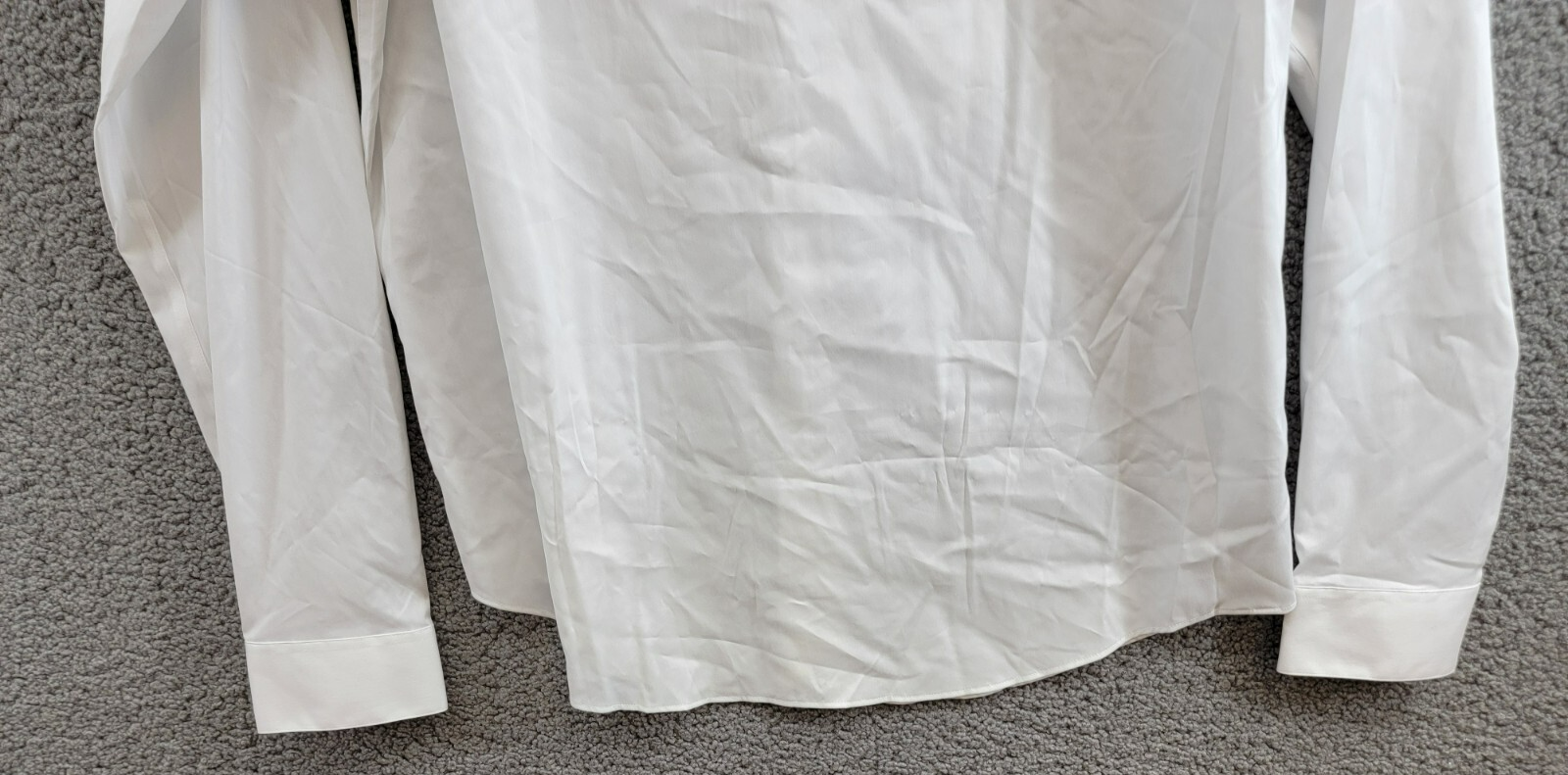 Calvin Klein Infinite Color Regular Fit Dress Shirt Men's L 16-16.5 36-37 White - Picture 15 of 19